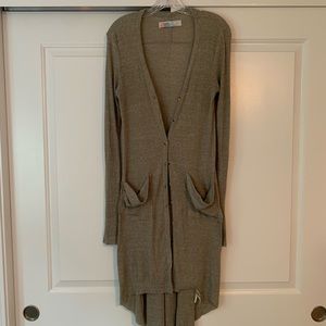 Free People Beach Long Ribbed Cardigan